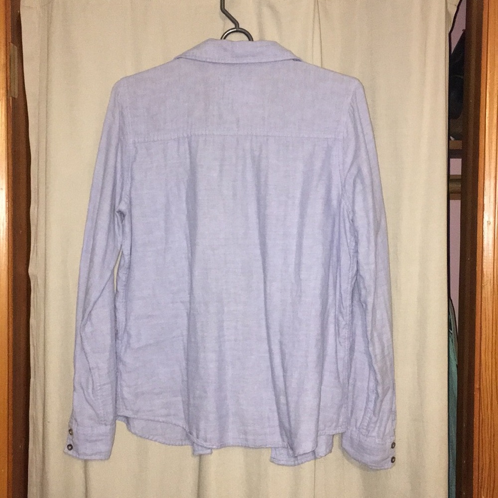 Blue button up - Picture 3 of 3
